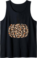 Fall Harvest Pumpkin Patch Leopard Cheetah Animal Print Cute Tank Top Tank Top High Search Demand Fan Favorite