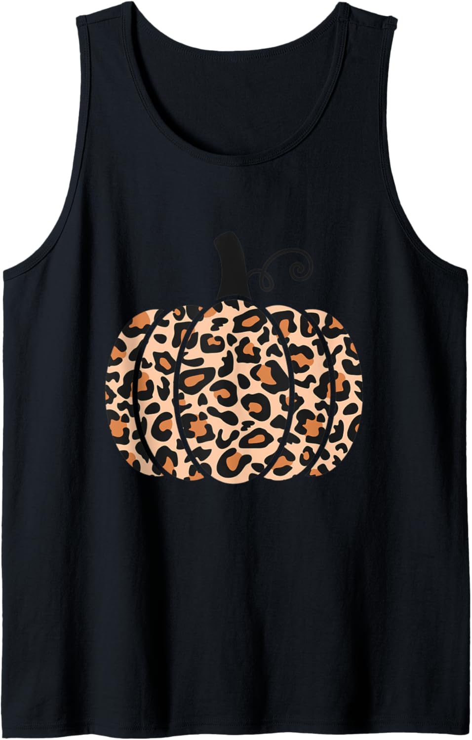 Fall Harvest Pumpkin Patch Leopard Cheetah Animal Print Cute Tank Top Tank Top High Search Demand Fan Favorite