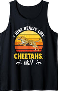 I Just Really Like Cheetahs Ok Funny Cheetah Lover Africa Tank Top Tank Top Trending US Gift Ready