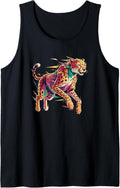 Paint Art Cheetah Cheetahs Tank Top Tank Top Premium Print US Top Pick