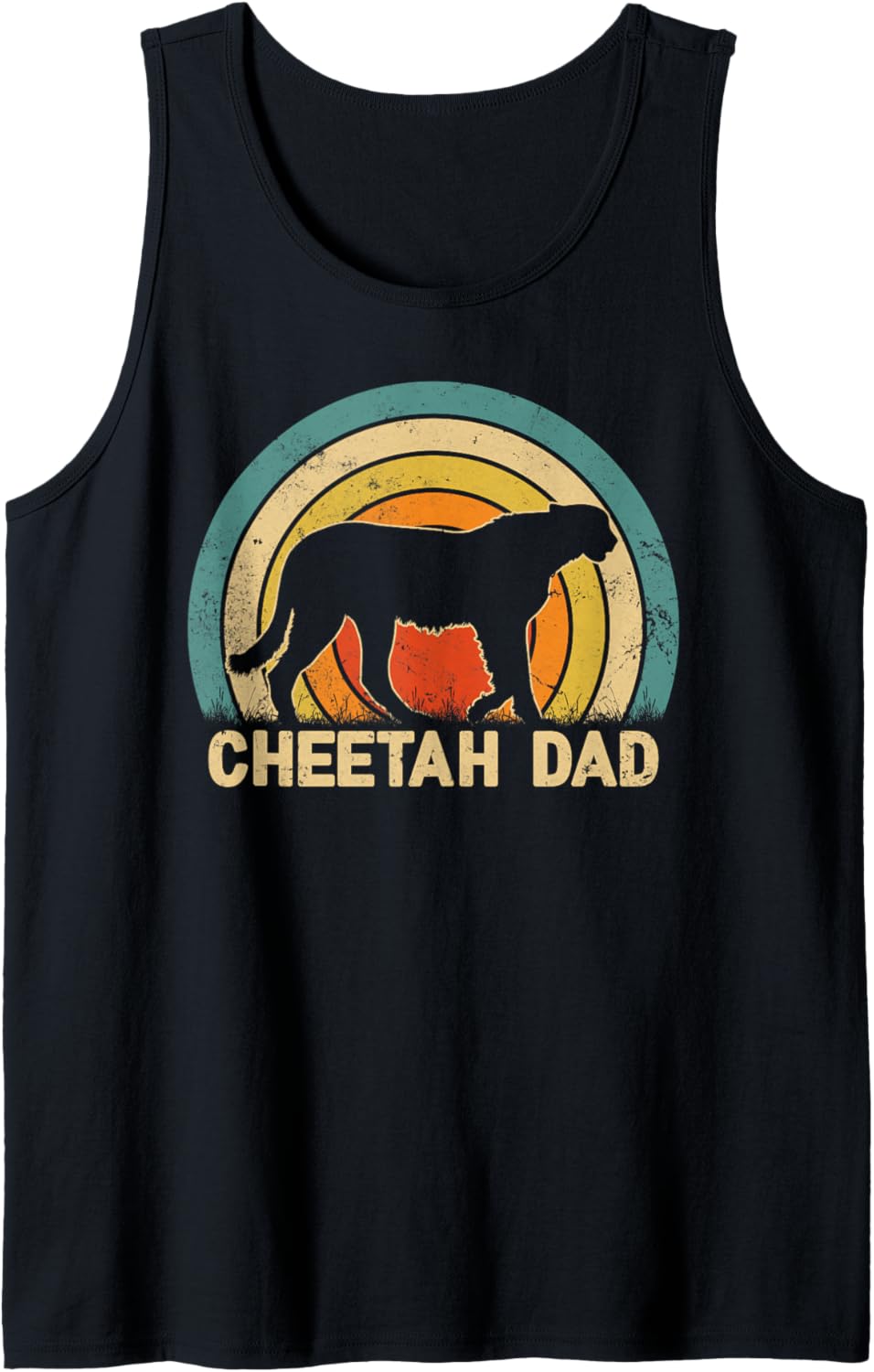 Cheetah Dad Father s Day Funny Cheetah Lover Dad Daddy Tank Top Tank Top High Search Demand US Top Pick