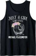Just A Girl Who Loves Michael Plassmeyer Prospect Baseball Tank Top Tank Top | Everyday Casual Wear
