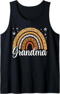 Xmas Leopard Rainbow Cheetah Print Shirt Christmas Grandma Tank Top Tank Top Streetwear Style Hot Right Now