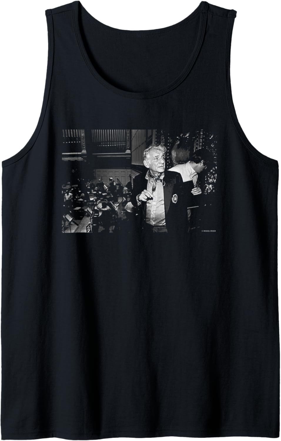 Conductor Leonard Bernstein Boston Symphony Michael Grecco Tank Top Tank Top | Trending 2025