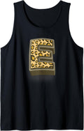 Cute Letter E Initial Name Leopard Cheetah Animal Print Tank Top Tank Top Streetwear Style Hot Right Now
