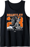 Number and Portrait Michael Brantley Houston MLBPA Tank Top Tank Top | Viral Streetwear Style