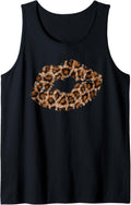 Cool Lips Kiss Me Leopard Cheetah Print Heart Men Women Tank Top Tank Top Comfort Fit Hot Right Now