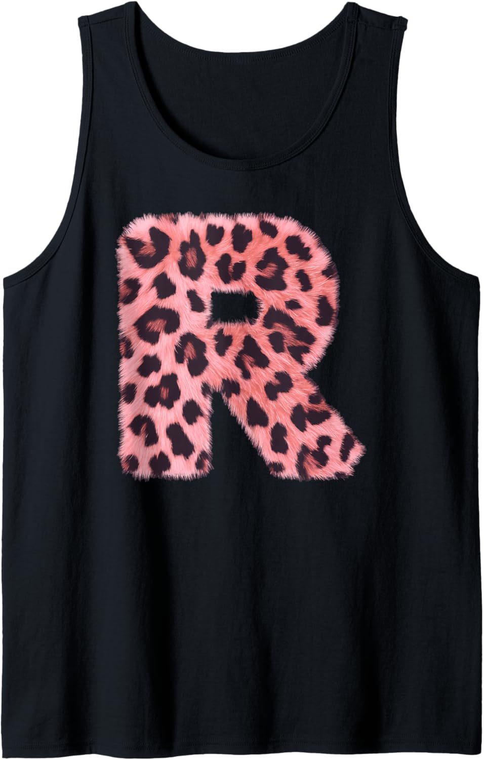 Letter R Cheetah Leopard Print Pink Initial Zebra Matching Tank Top Tank Top High Search Demand Best Seller Look