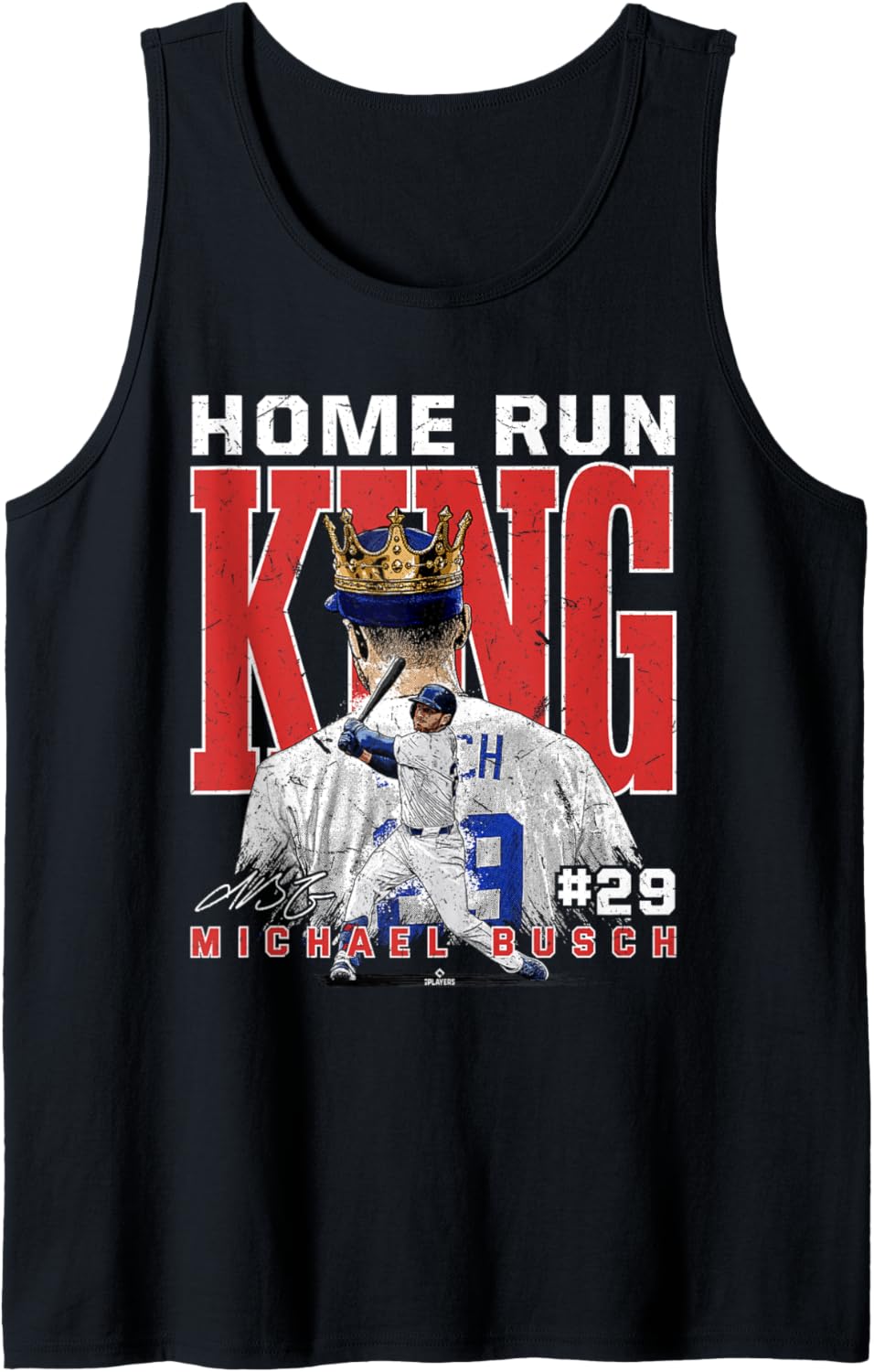Home Run King Michael Busch Chicago MLBPA Tank Top Tank Top | Viral Streetwear Style