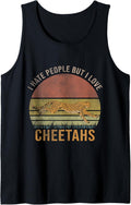 Cheetah Print I hate people but I Love Cheetahs Costume Tank Top Tank Top Viral TikTok Find US Top Pick