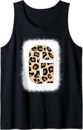 Cheetah Print Letter G Initial Letter G Leopard Bleached Tank Top Tank Top High Search Demand US Top Pick