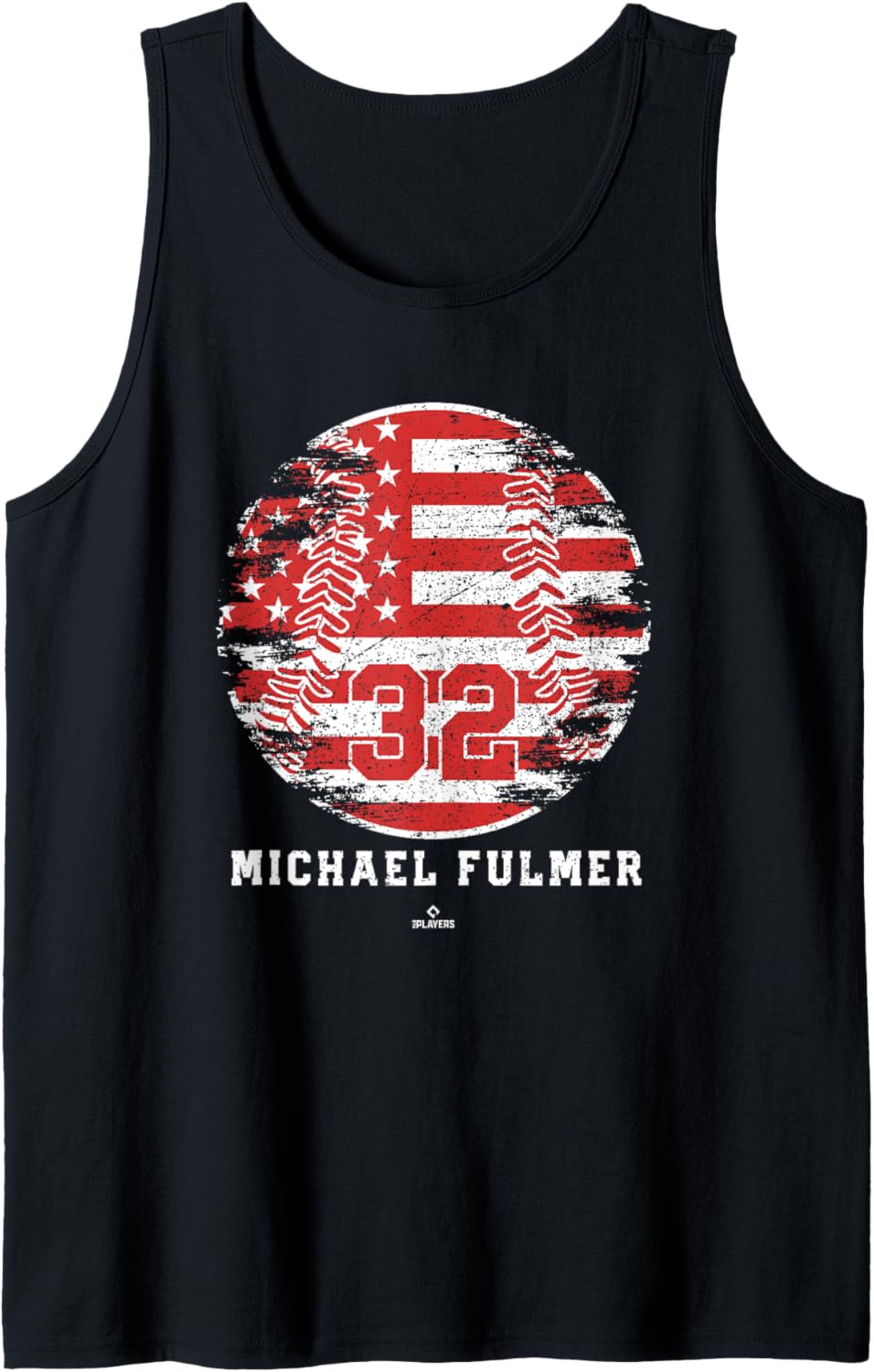 Vintage Baseball Flag Michael Fulmer Chicago MLBPA Tank Top Tank Top | US Best Seller