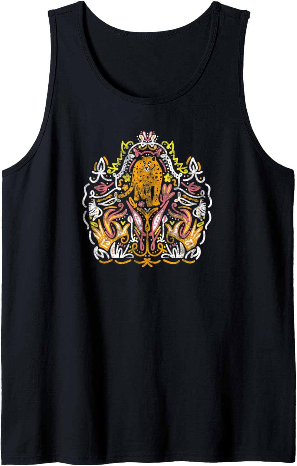 Bold Maximalist Y2K Aesthetic Jungle Print Kitsch Cheetah Tank Top Tank Top Comfort Fit Best Seller Look