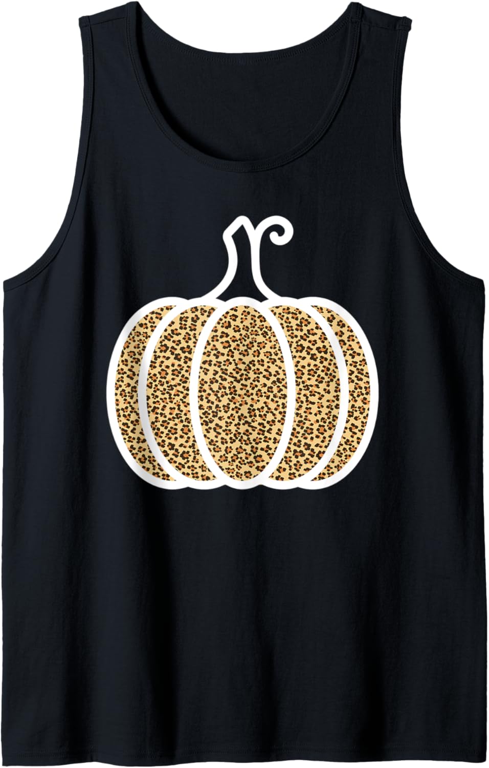 Pumpkin Leopard Cheetah Print Halloween Fall Autumn Tank Top Tank Top Viral TikTok Find Everyday Wear