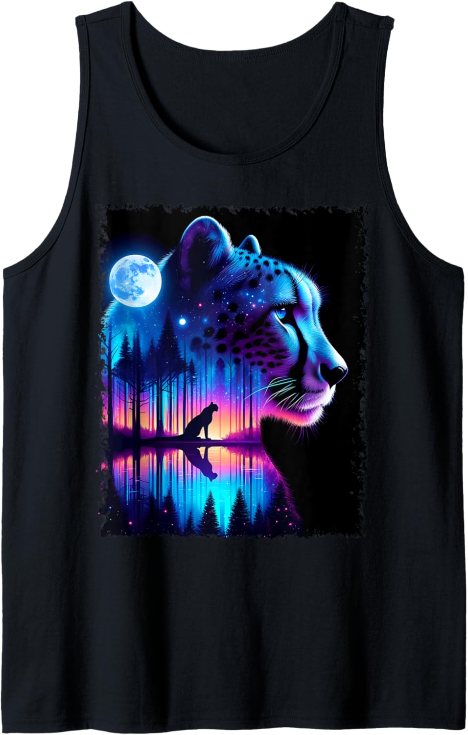 Spirit Animal Cheetah Men Women Kids Christmas Tank Top Tank Top Trending US Everyday Wear