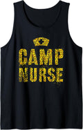 CAMP NURSE Leopard Print Nursing Student Camping Medical Tank Top Tank Top Premium Print Fan Favorite
