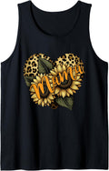 Boho Mama Leopard Cheetah Print Heart Sunflower Mothers Day Tank Top Tank Top Comfort Fit US Top Pick