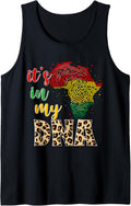 Black History DNA Africa Fingerprint Cheetah Juneteenth Tank Top Tank Top Viral TikTok Find Everyday Wear
