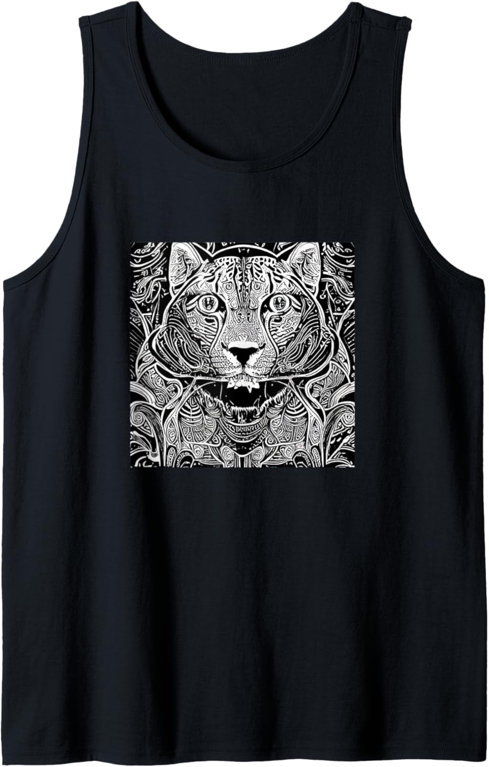Cheetah Illustration artistic colorful Cheetah Tank Top Tank Top Trending US Best Seller Look