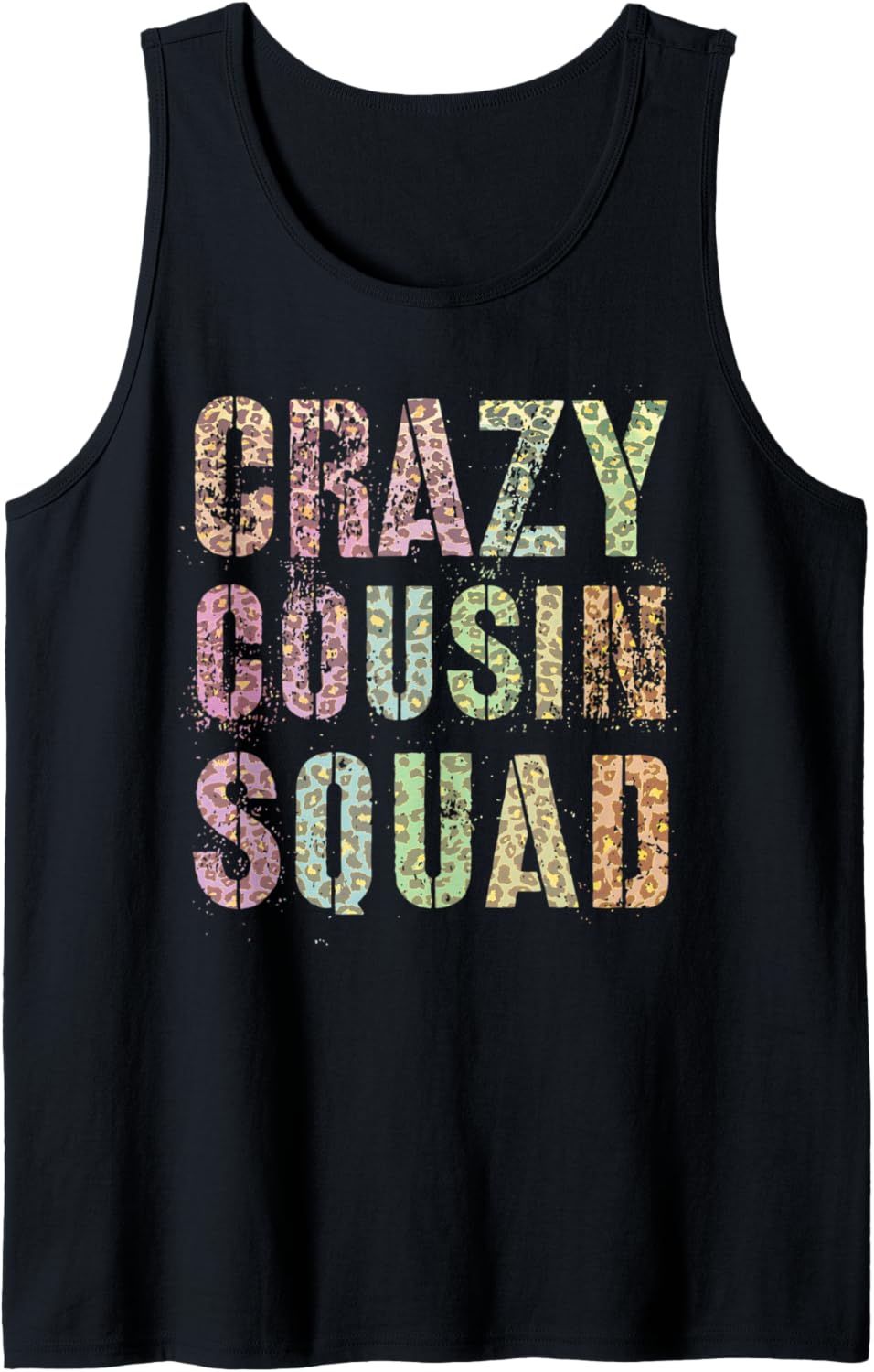CRAZY COUSIN SQUAD Leopard Print Funny Abuelo Abuela Tank Top Tank Top High Search Demand Fan Favorite