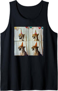 African Cheetah Lover Colorful Safari Animal Birthday Tank Top Tank Top Premium Print Gift Ready