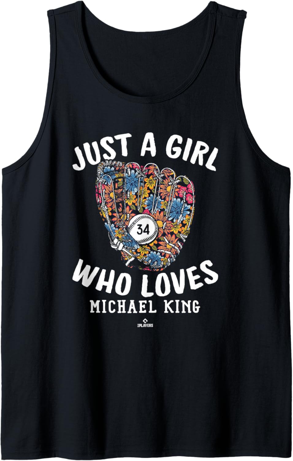 Just A Girl Who Loves Michael King New York MLBPA Tank Top Tank Top | Trending 2025