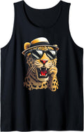 Cheetah Lover Kids Sunglasses Cheetah Wearing Hat Tank Top Tank Top Premium Print Fan Favorite