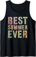 BEST SUMMER EVER Leopard Print Camp Staff Counselor Teacher Tank Top Tank Top Streetwear Style Best Seller Look