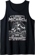 Michael Tee - Never Underestimate The Power Of A Michael Tank Top Tank Top | Everyday Casual Wear