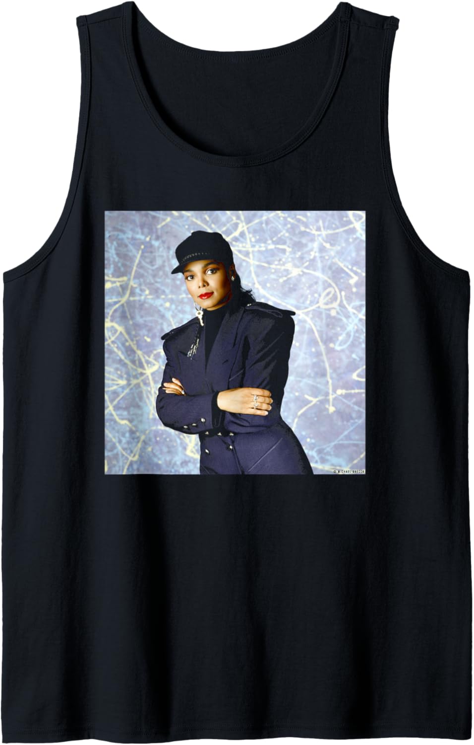 Janet Jackson 1989 LA Portrait by Michael Grecco Tank Top Tank Top | US Best Seller