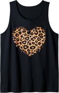 Cheetah Leopard Heart girls animal Print Tank Top Tank Top Comfort Fit US Top Pick