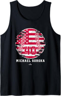 Vintage Baseball Flag Michael Soroka Atlanta MLBPA Tank Top Tank Top | Premium Quality