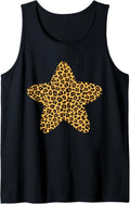 Leopard Print Star Leopard Star Tank Top Tank Top Streetwear Style Fan Favorite