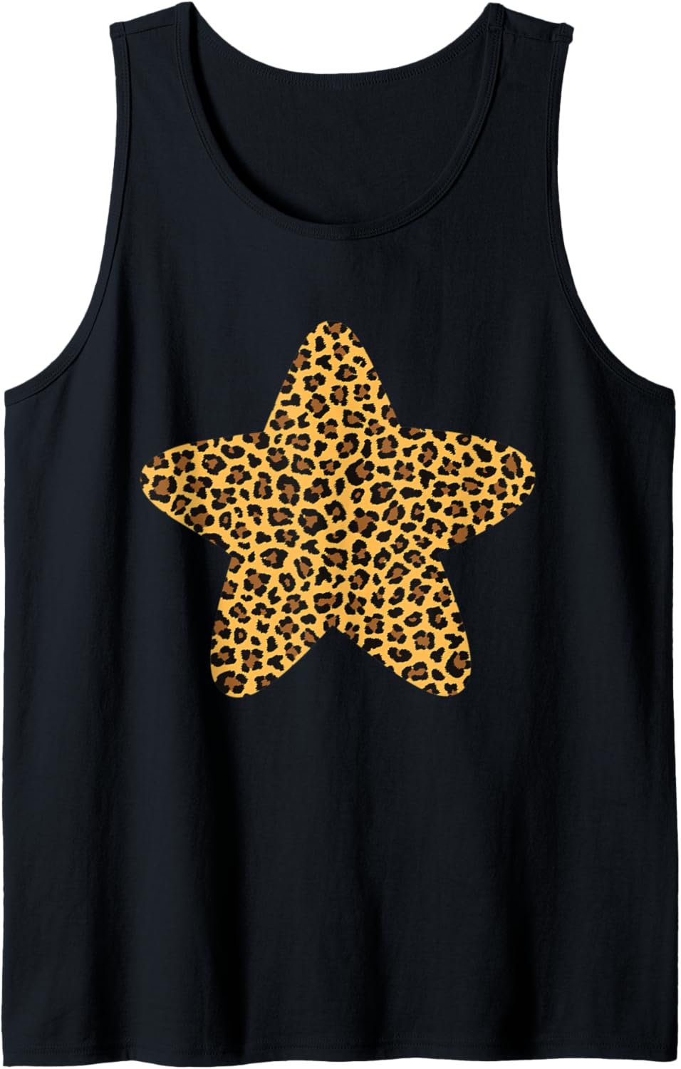 Leopard Print Star Leopard Star Tank Top Tank Top Streetwear Style Fan Favorite