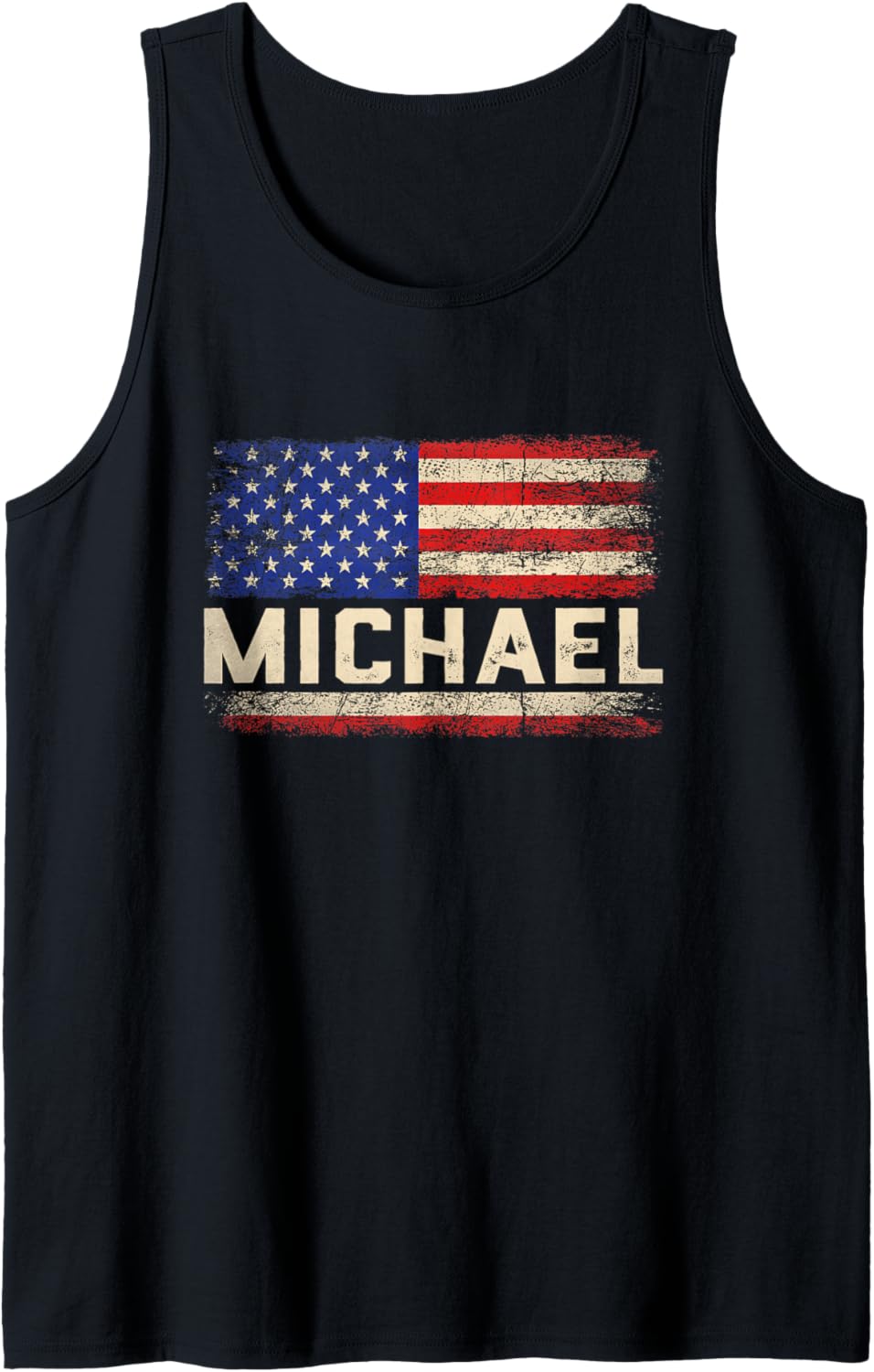 Michael First Name Shirt Michael Name American Flag Tank Top Tank Top | Trending 2025