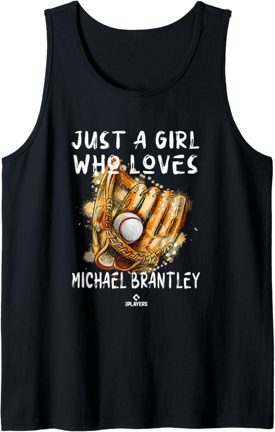 A Girl Who Loves Michael Brantley Houston MLBPA Tank Top Tank Top | US Best Seller