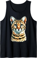 Cheetah Portrait Tank Top Tank Top Trending US Best Seller Look