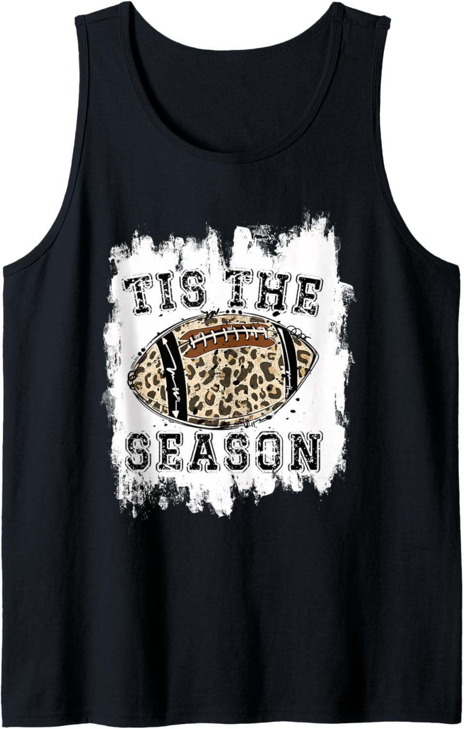 Tis the Season Football Game Leopard Cheetah Trending Tank Top Tank Top Viral TikTok Find Gift Ready