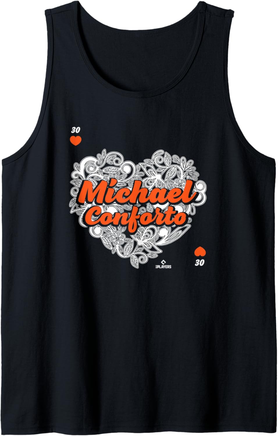 Michael Conforto Queen of Heart Tank Top Tank Top | Viral Streetwear Style