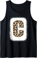 Cheetah Print Letter C Initial Letter C Leopard Bleached Tank Top Tank Top Premium Print Hot Right Now