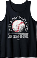 Boy Who Loves JD Hammer Prospect Baseball Fan Gear Tank Top Tank Top | Trending 2025