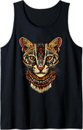 Aztec Cheetah Mayan Mexican Mythology Native Mexican Pride Tank Top Tank Top Viral TikTok Find Best Seller Look