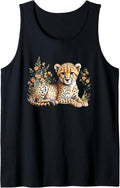 Cheetah Big Cat African Safari Zoo Animal Gift Men Women Tank Top Tank Top Trending US Gift Ready
