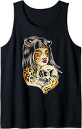 Cheetah Girl x Skull Tank Top Tank Top Comfort Fit US Top Pick