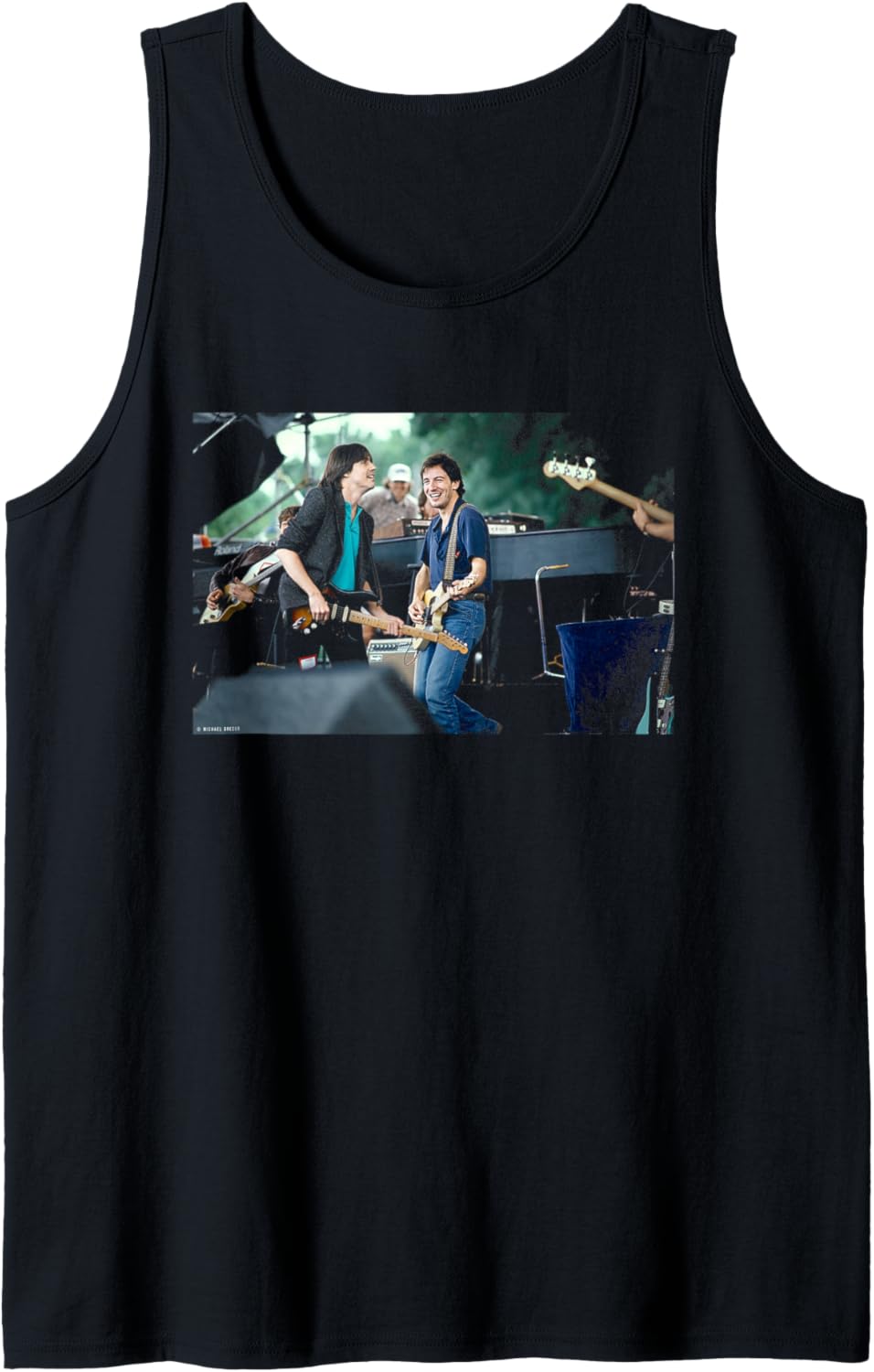 Jackson Browne & Bruce Springstein Live by Michael Grecco Tank Top Tank Top | US Best Seller