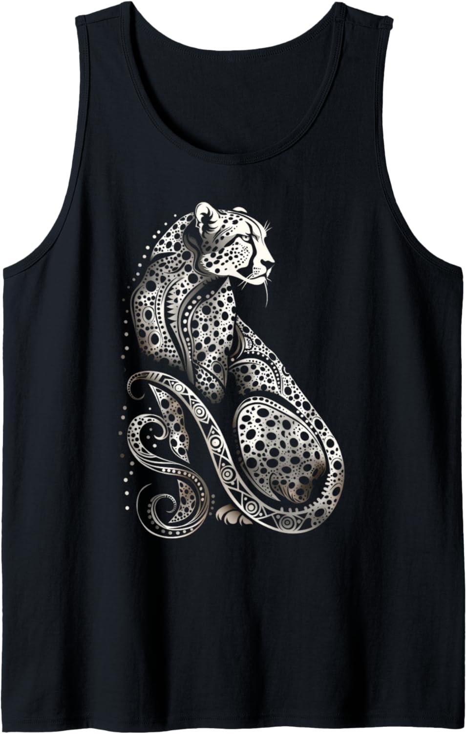 Cheetah Tribal Vintage Retro Graphic Tank Top Tank Top High Search Demand US Top Pick