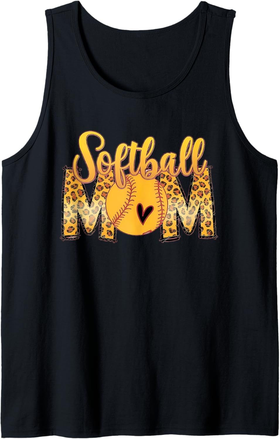 Softball Mama Leopard Cheetah Print Mom Mother Mother s Day Tank Top Tank Top Viral TikTok Find Gift Ready