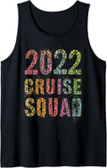 Vintage 2022 CRUISE SQUAD Leopard Print Summer Trip Tank Top Tank Top High Search Demand Hot Right Now