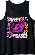 Cute Chinchilla 90s Nostalgia Rainbow Leopard Print Tropical Tank Top Tank Top Trending US Fan Favorite