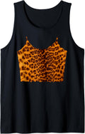 Leopard Cheetah Camisole Spaghetti Top Body Shape Printed On Tank Top Tank Top Viral TikTok Find Fan Favorite